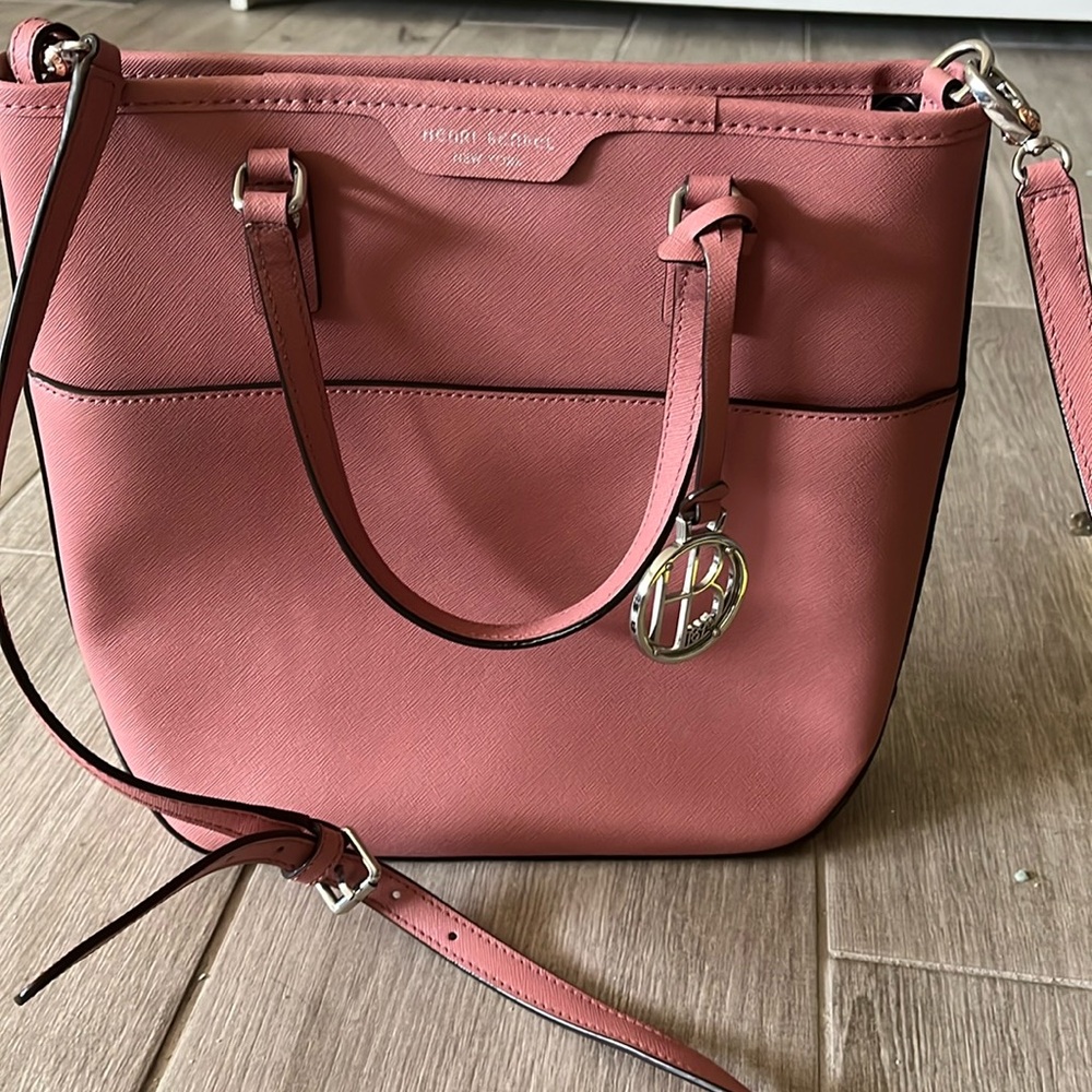 Henri Bendel west 57th pink handbag NWOT